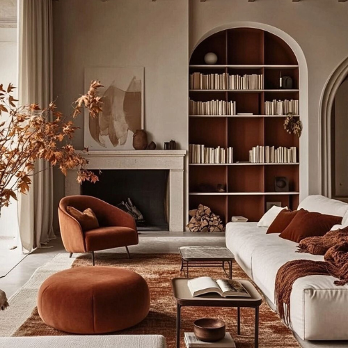 Interior design styled using inspiration transfer in AI KBB rendering software