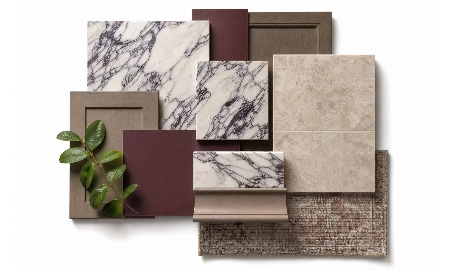 Kitchen moodboard created with KBB Render